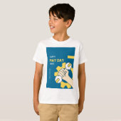 Gelukkig mei-dag ontwerp t-shirt (Voorkant volledig)