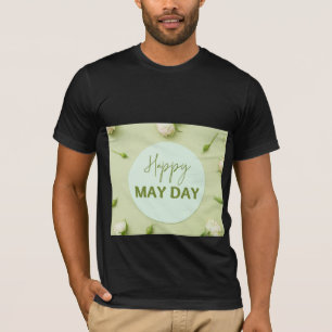 Gelukkig Meidag ontwerp T-shirt