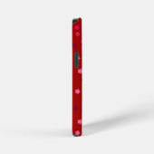 GELUKKIG MEISJE CADEAU MET BLOEMGROETEN VERJAARDAG iPhone HOESJE (Rechterkant)