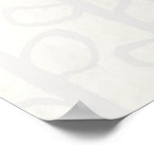 Gelukkig Meisje Dansend Zwart Wit Mode Poster (Hoek)