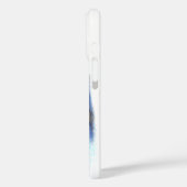 Gelukkig meisje met fiets iPhone Case (Achterkant / Links)