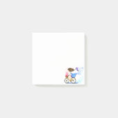 Gelukkig meisje met fiets Post-it® notes (Voorkant)