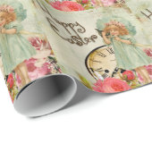 gelukkig meisje met ooster cadeaupapier (Rol Hoek)