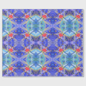 Gelukkig meisje met vogels - Geluk Cadeaupapier (Vlak)