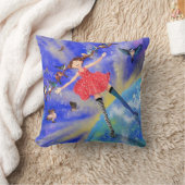 Gelukkig meisje met vogels - Geluk - Joy Kussen (Deken)