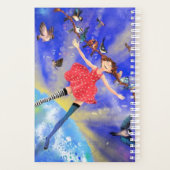 Gelukkig Meisje met Vogels Planner (Achterkant)