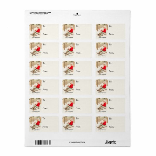  gelukkig meisje op het Label van het gesneden cad (Full Sheet)