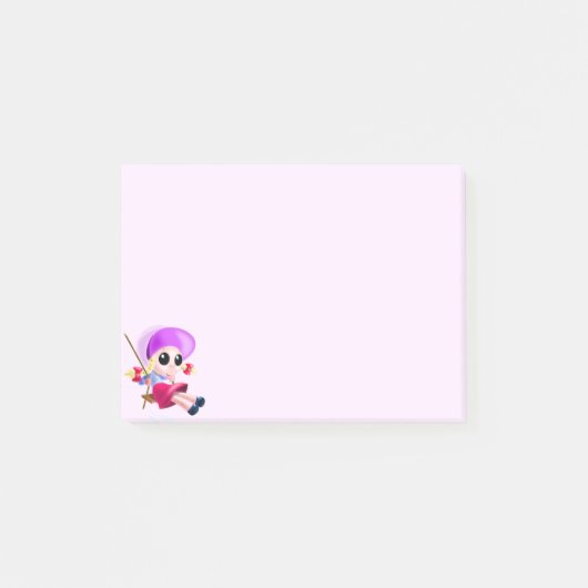 Gelukkig Meisje Post-it® Notities Notes (Voorkant)