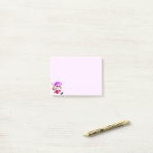 Gelukkig Meisje Post-it® Notities Notes (Op bureau)