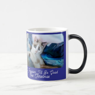 Gelukkig Meowlidays Kleurveranderende Mok ,Kattenl