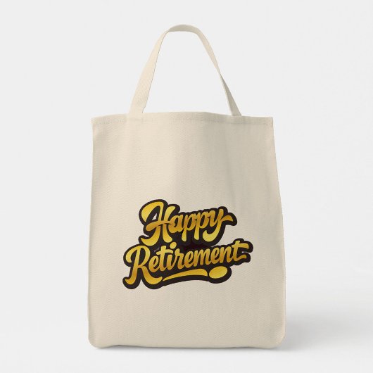 Gelukkig met pensioen tote bag
