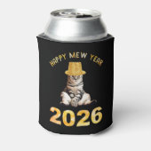 Gelukkig Mew Jaar 2026 Blikjeskoeler (Blikje Achterkant)