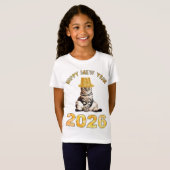 Gelukkig Mew Jaar 2026 T-shirt (Voorkant volledig)