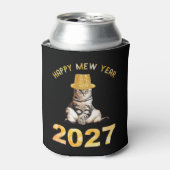 Gelukkig Mew Jaar 2027 Blikjeskoeler (Blikje Voorkant)