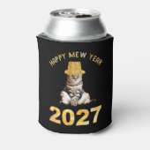 Gelukkig Mew Jaar 2027 Blikjeskoeler (Blikje Achterkant)