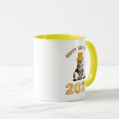 Gelukkig Mew Jaar 2027 Mok (Voorkant rechts)