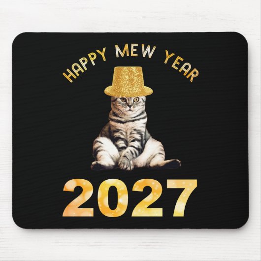 Gelukkig Mew Jaar 2027 Muismat (Voorkant)