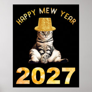 Gelukkig Mew Jaar 2027 Poster