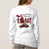 Gelukkig Michigan-Vakantie! T-shirt (Achterkant)