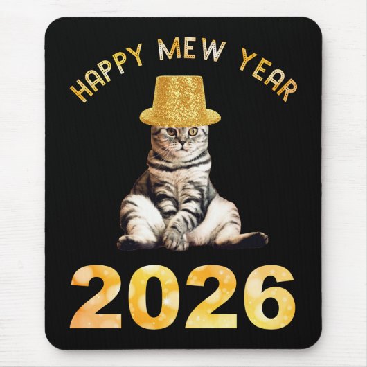 Gelukkig Mieuwjaar 2026 Muismat (Voorkant)