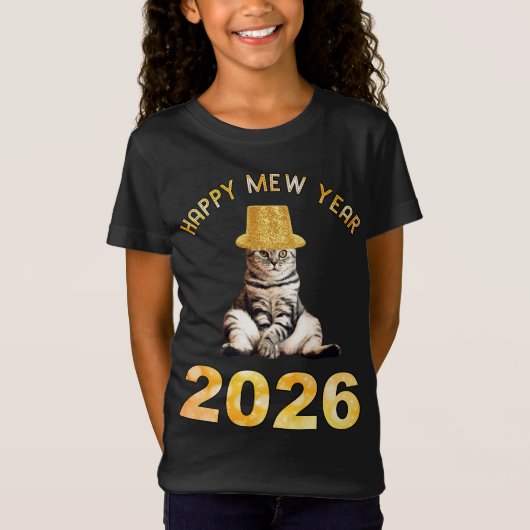 Gelukkig Mieuwjaar 2026 T-shirt (Voorkant)
