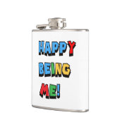 Gelukkig mij te zijn heupfles (Links)