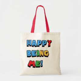 Gelukkig mij te zijn tote bag