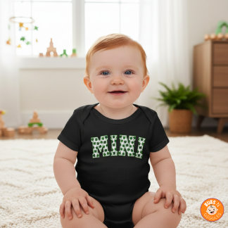 Gelukkig Mini Clover St. Patrick's Day Mini Shamro Romper