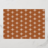 Gelukkig modern, minimaal elegant script voor folie feestdagenkaart (Achterkant)