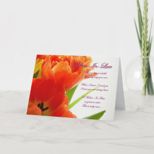 Gelukkig moeder-in-law-dagmoeder in de wet kaart