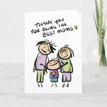 Gelukkig Moederdag aan het Wenskaart van Twee