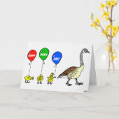 Gelukkig Moederdag aan Uw Gans van de Moeder! Kaart (Gele Bloem)