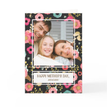 Gelukkig Moederdag. Aangepaste fotokaart