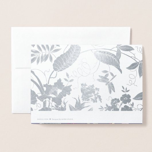 Gelukkig Moederdag. Aangepaste naam Luxe Folie Kaarten (Met envelop)