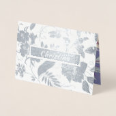 Gelukkig Moederdag. Aangepaste naam Luxe Folie Kaarten (Voorkant)