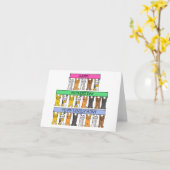 Gelukkig Moederdag als een tante voor mij Kaart (Gele Bloem)