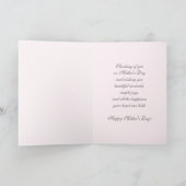 Gelukkig Moederdag.  Art Custom Kaart (Binnen)