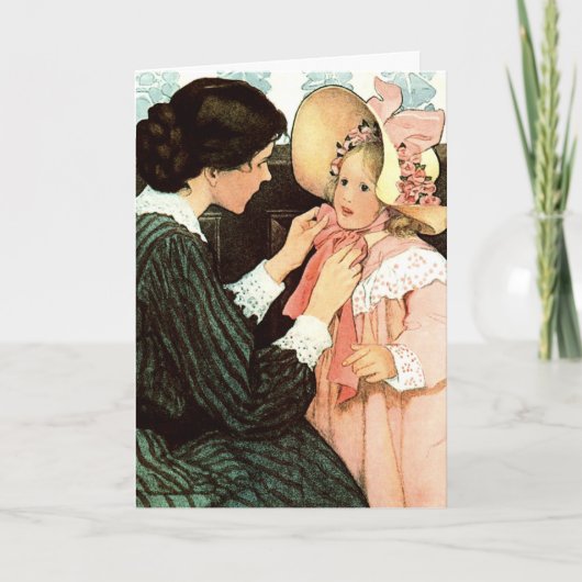 Gelukkig Moederdag.  Art Custom Kaart (Voorkant)