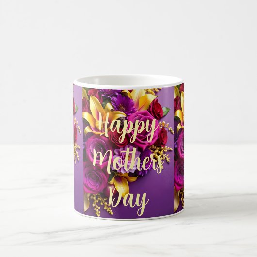 Gelukkig Moederdag Bloemboeket Koffiemok