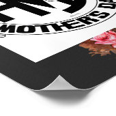 Gelukkig Moederdag Bloemenposter Poster (Hoek)