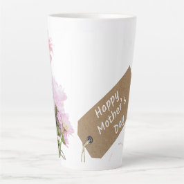 Gelukkig Moederdag Bloemige Koffiemok Latte Mok