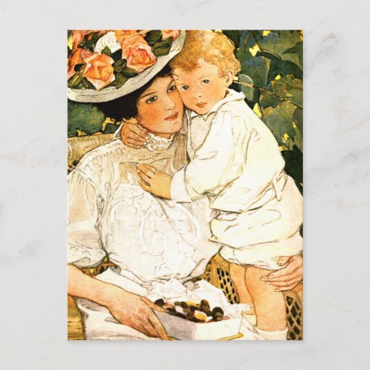 Gelukkig Moederdag. Briefkaarten (Voorkant)