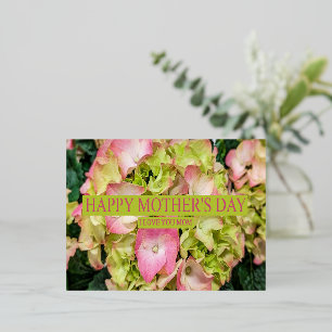 Gelukkig Moederdag Cadeau Idee Bloemkaart Folie Feestdagen Briefkaart