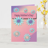 GELUKKIG MOEDERDAG! DE KAART VAN DE BLOEM (Gele Bloem)