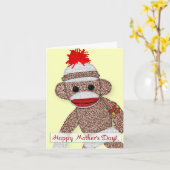 "Gelukkig Moederdag!" De kaartnota van het Tattoo Kaart (Gele Bloem)