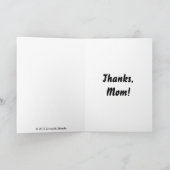 Gelukkig Moederdag! Feestdagen Kaart (Binnen)