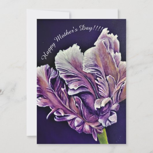 Gelukkig Moederdag! Feestdagenkaart (Voorkant)