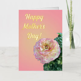 Gelukkig Moederdag! Folie Wenskaart