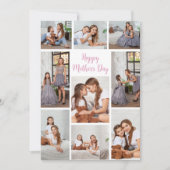 Gelukkig Moederdag Fotocollage van Dochter Kaart (Voorkant)