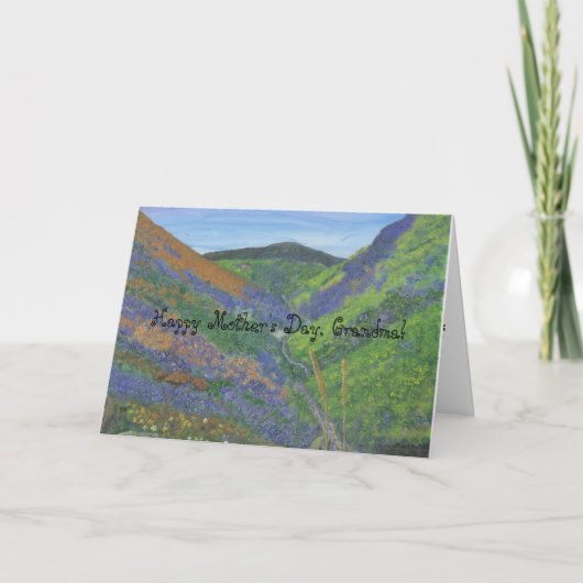 Gelukkig Moederdag, Grootmoeder Kaart (Voorkant)